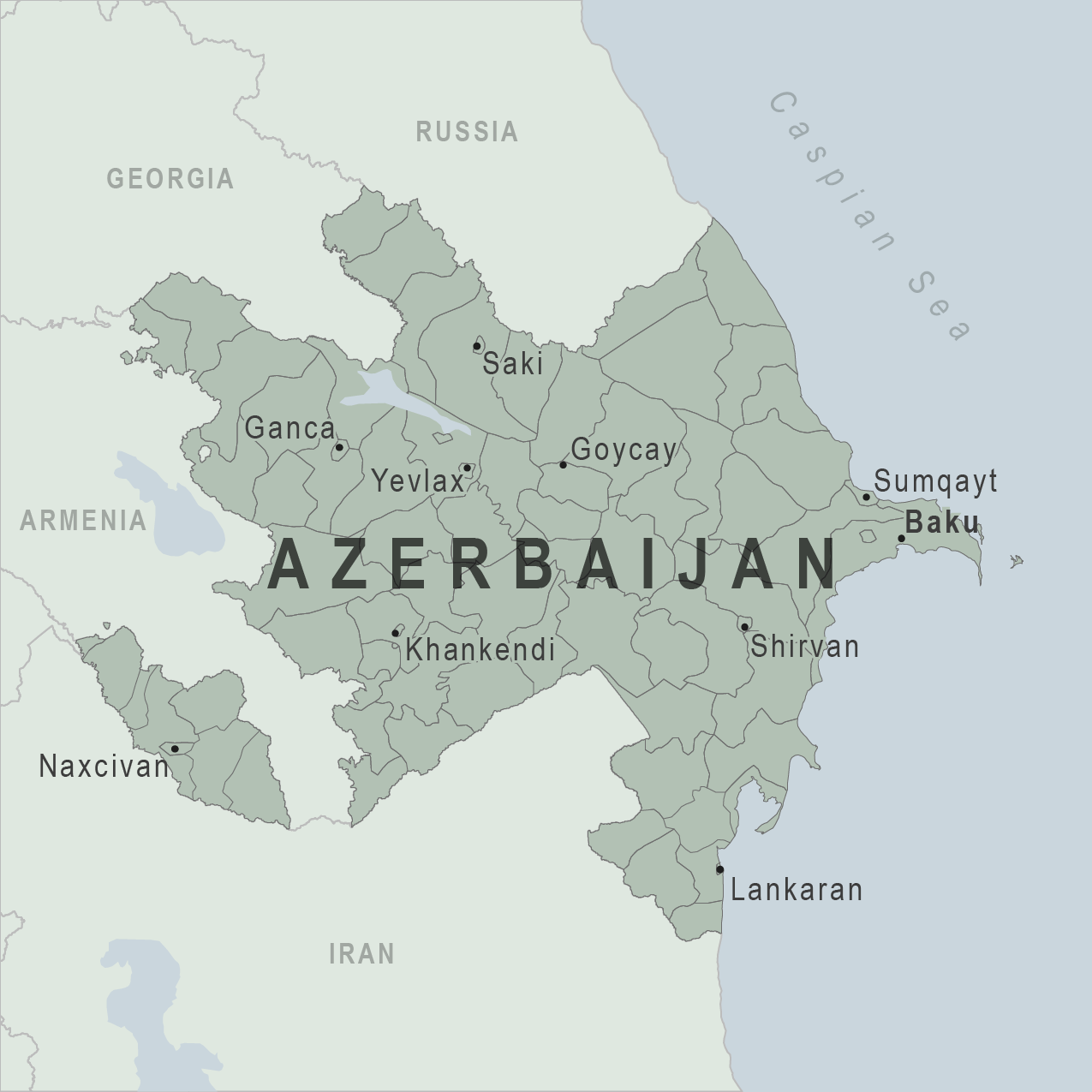 Map - Azerbaijan