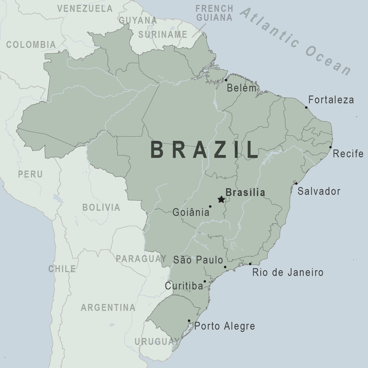 Map - Brazil