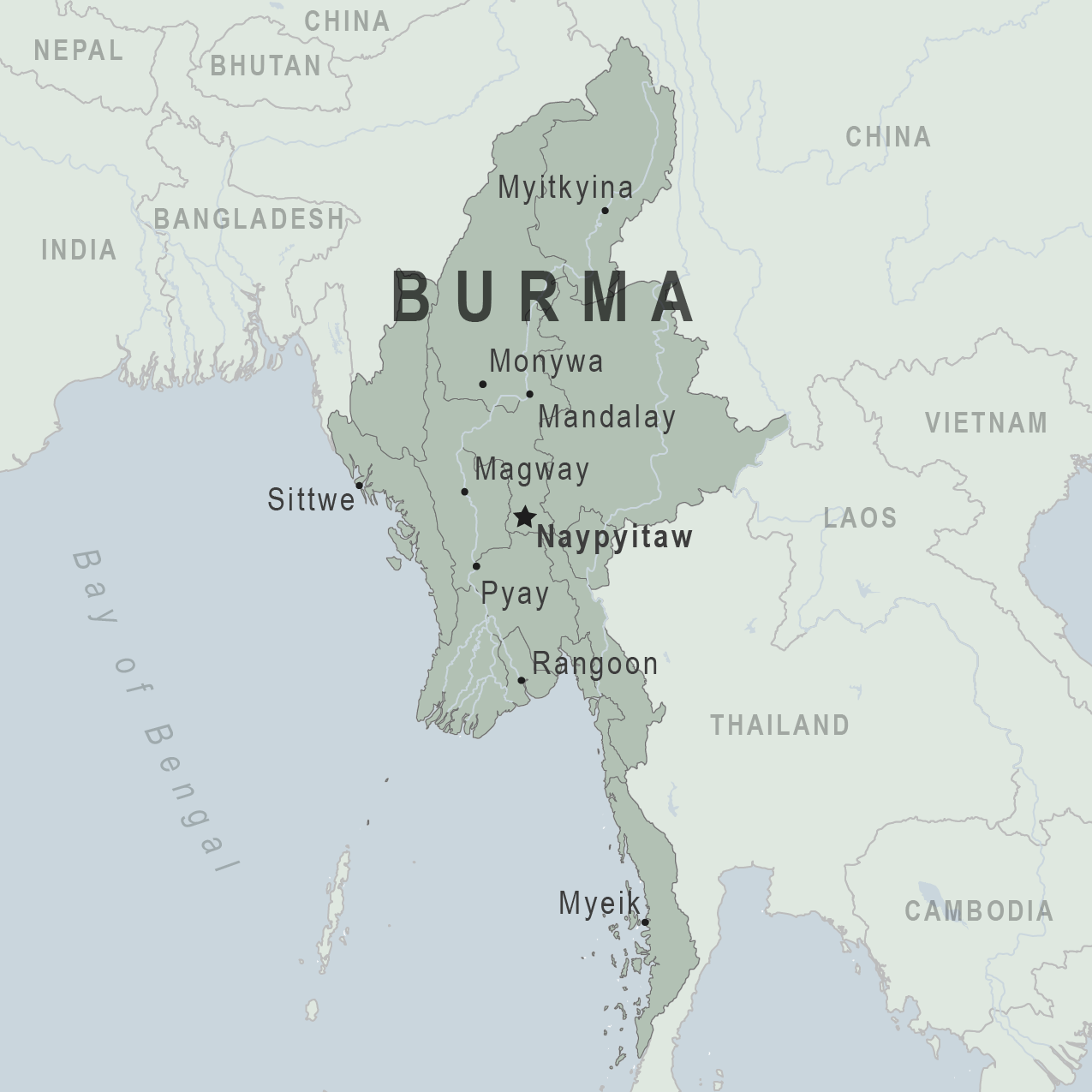 Burma Myanmar Traveler View Travelers Health CDC   Map Burma 