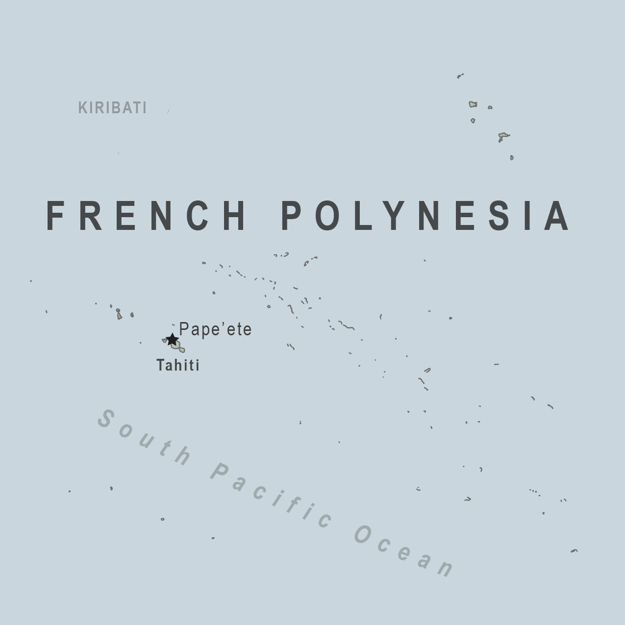 Map - French Polynesia (France)