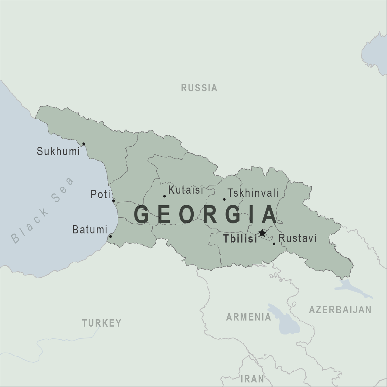 Map - Georgia