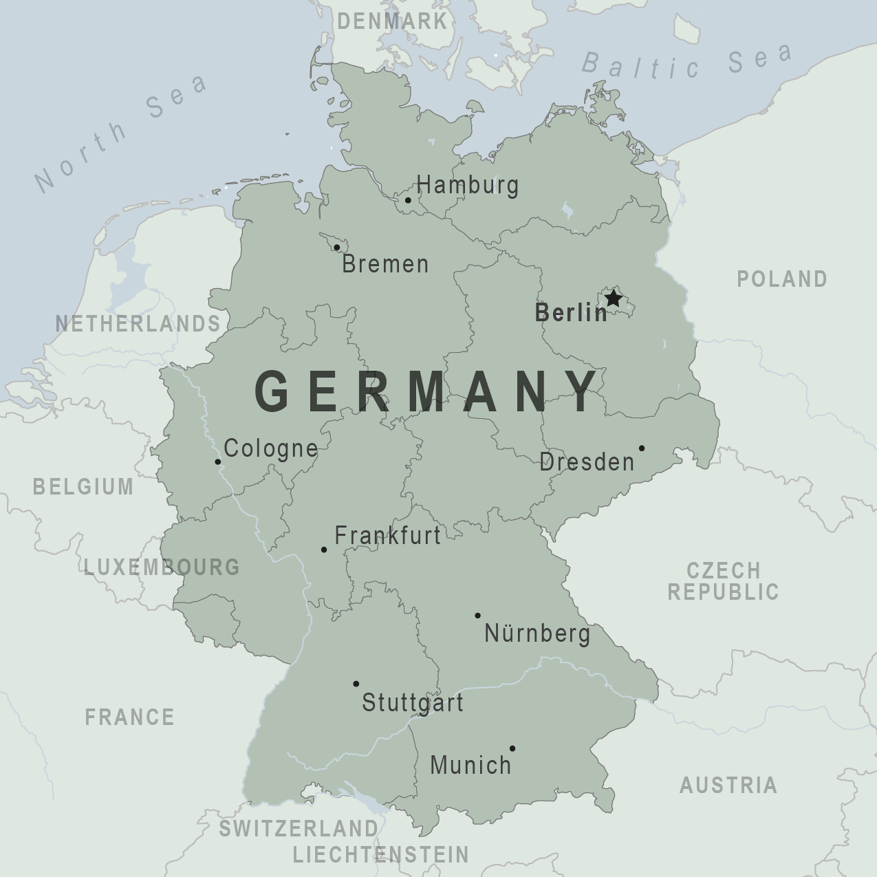 Map - Germany