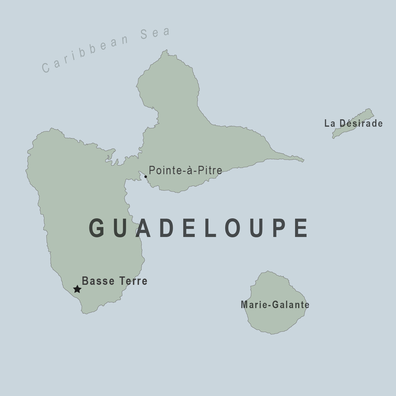 Map - Guadeloupe