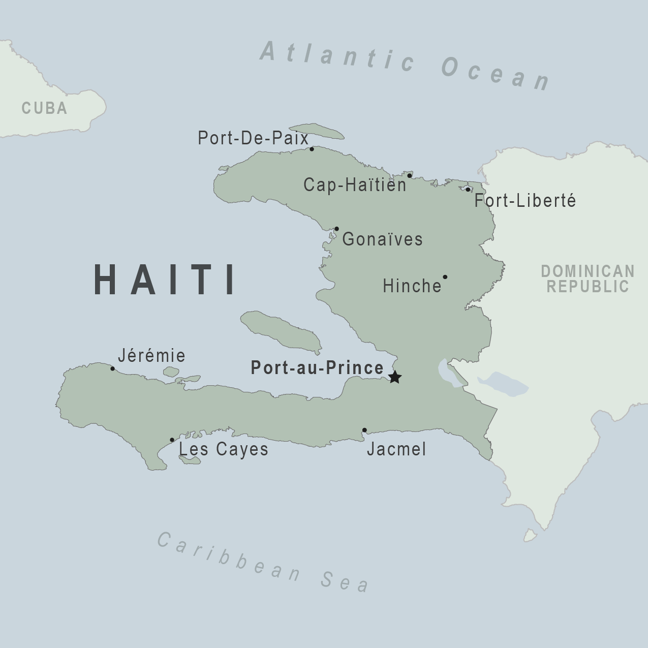 Map Of Usa And Haiti - Denise Guenevere