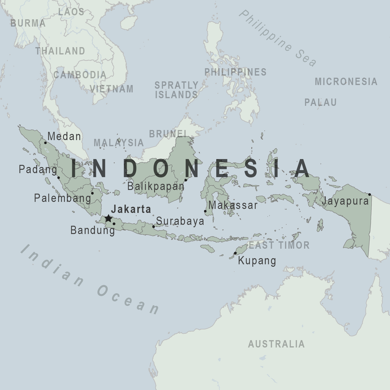 Map Indonesia 