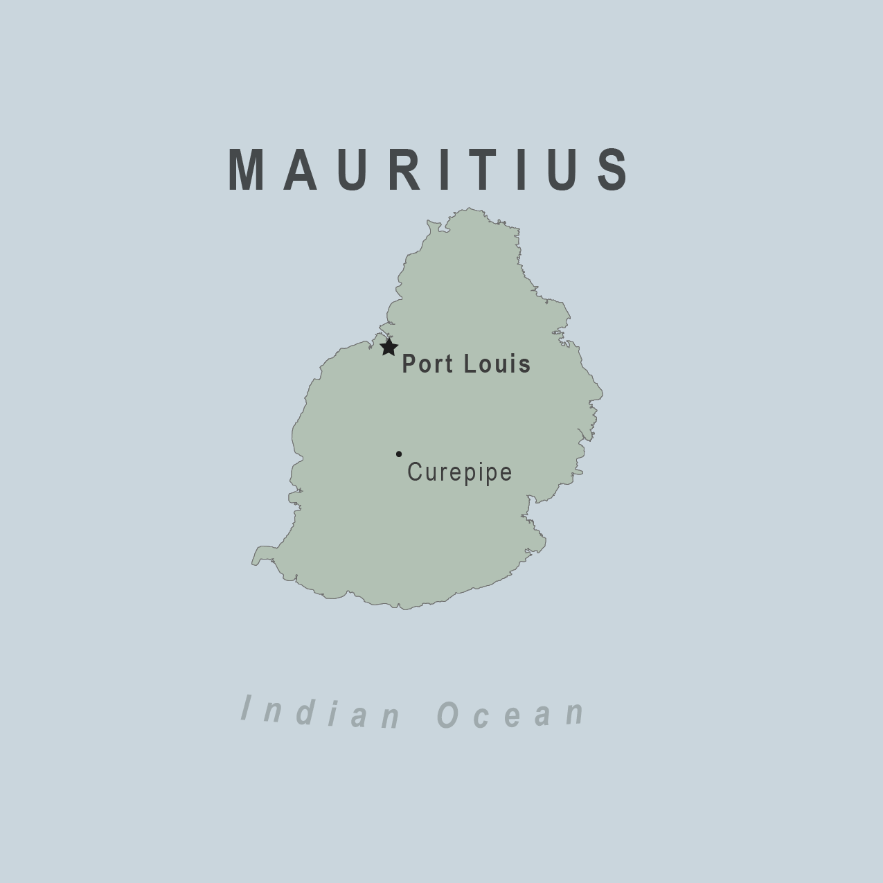 Map - Mauritius