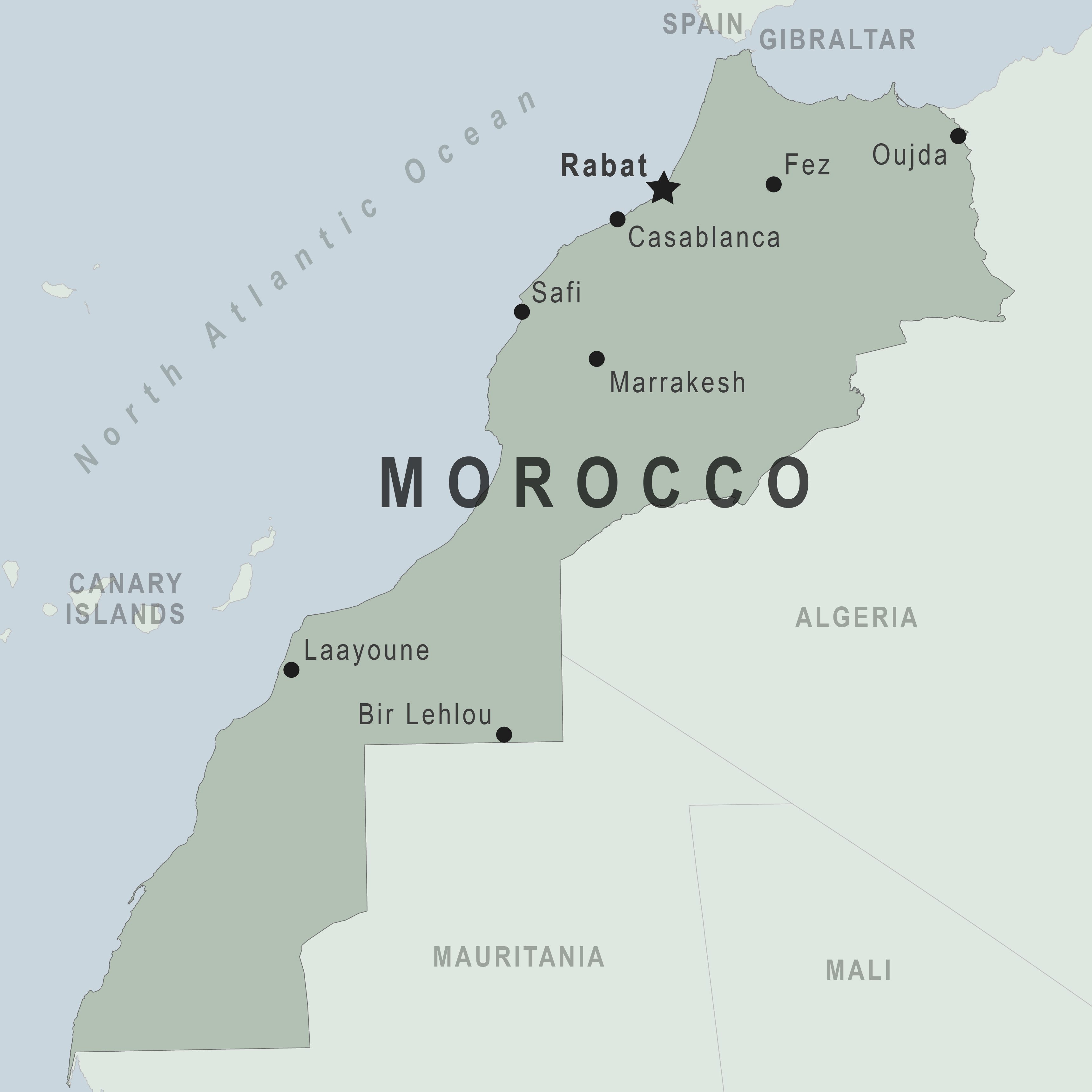 Map - Morocco