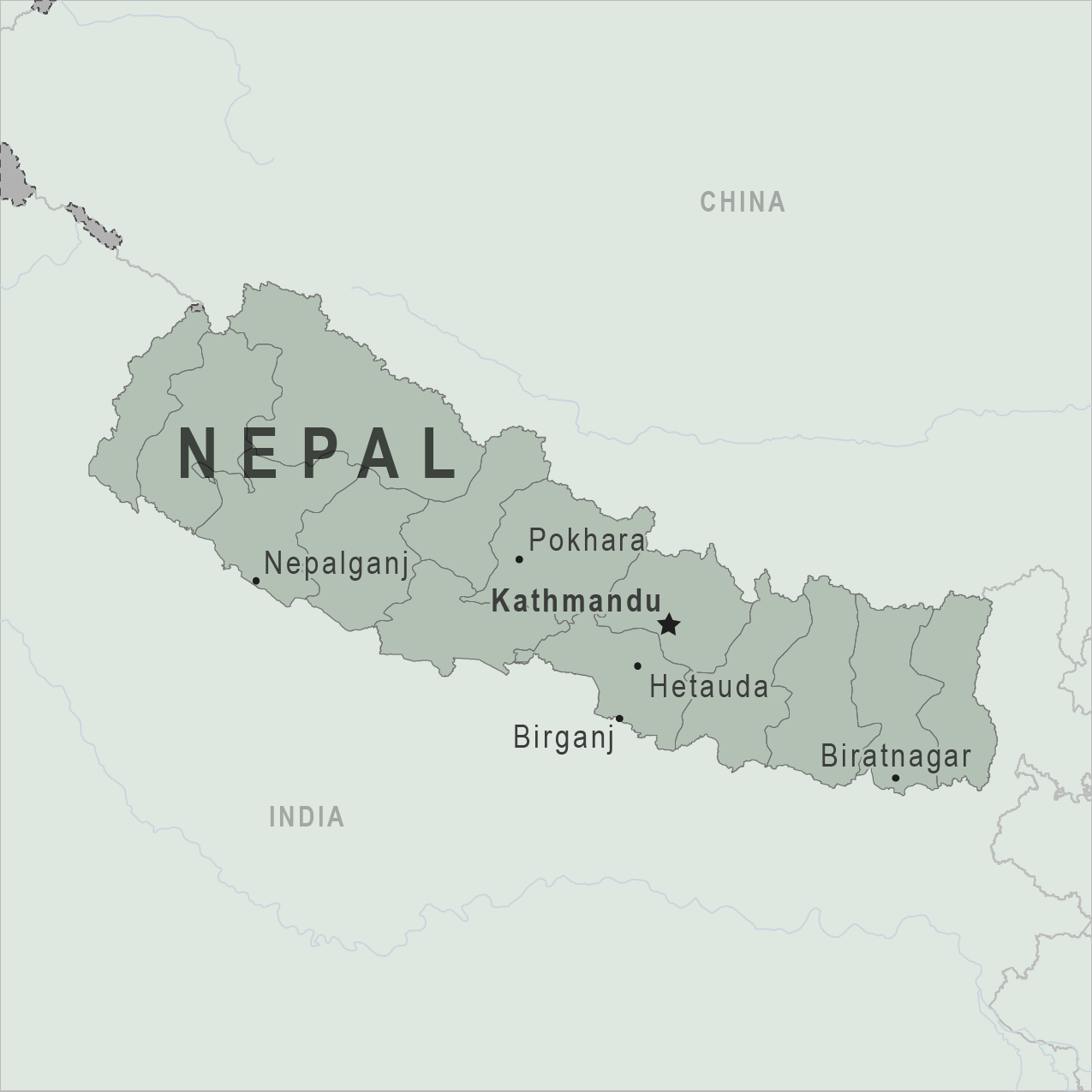 Map - Nepal