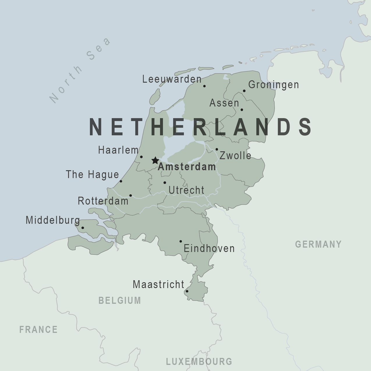 Poland And Netherlands Map The Netherlands - Traveler View | Travelers' Health | Cdc