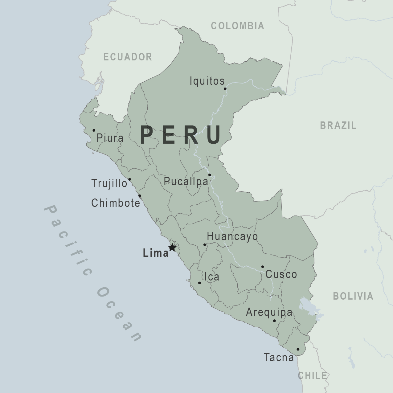 Peru Traveler View Travelers Health CDC   Map Peru 