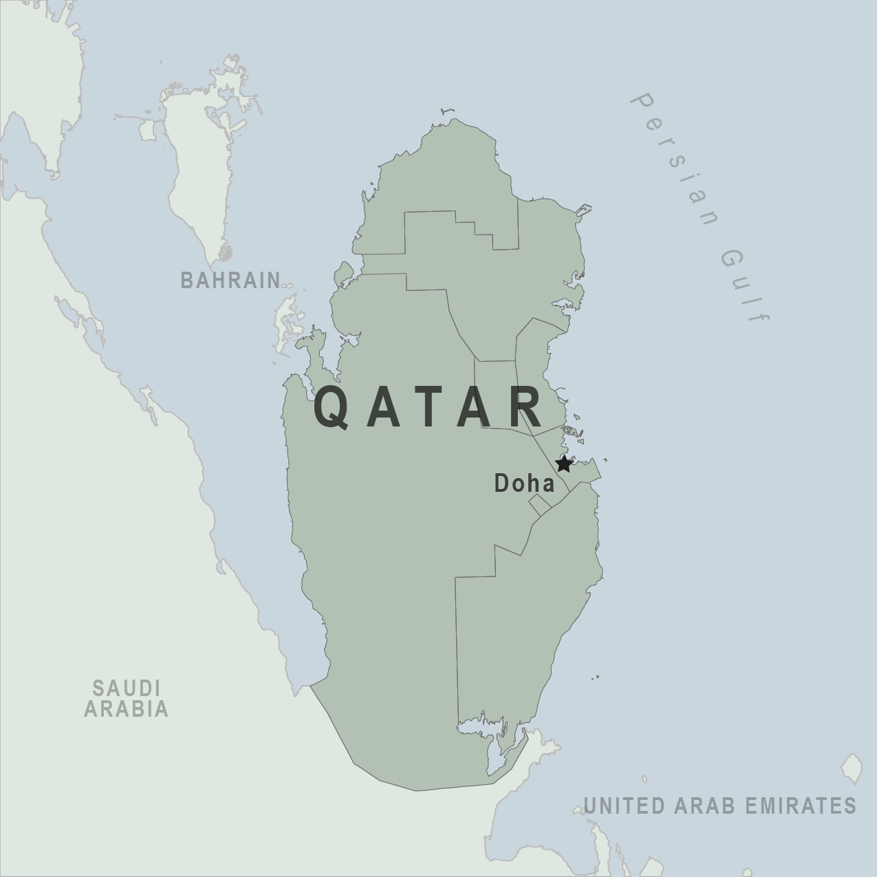 Map - Qatar