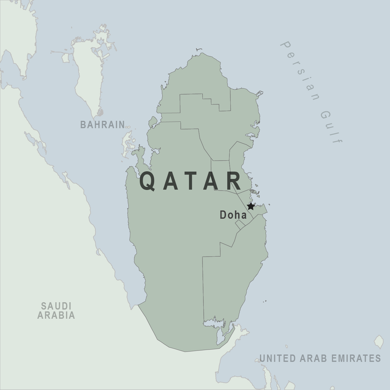 Qatar Map