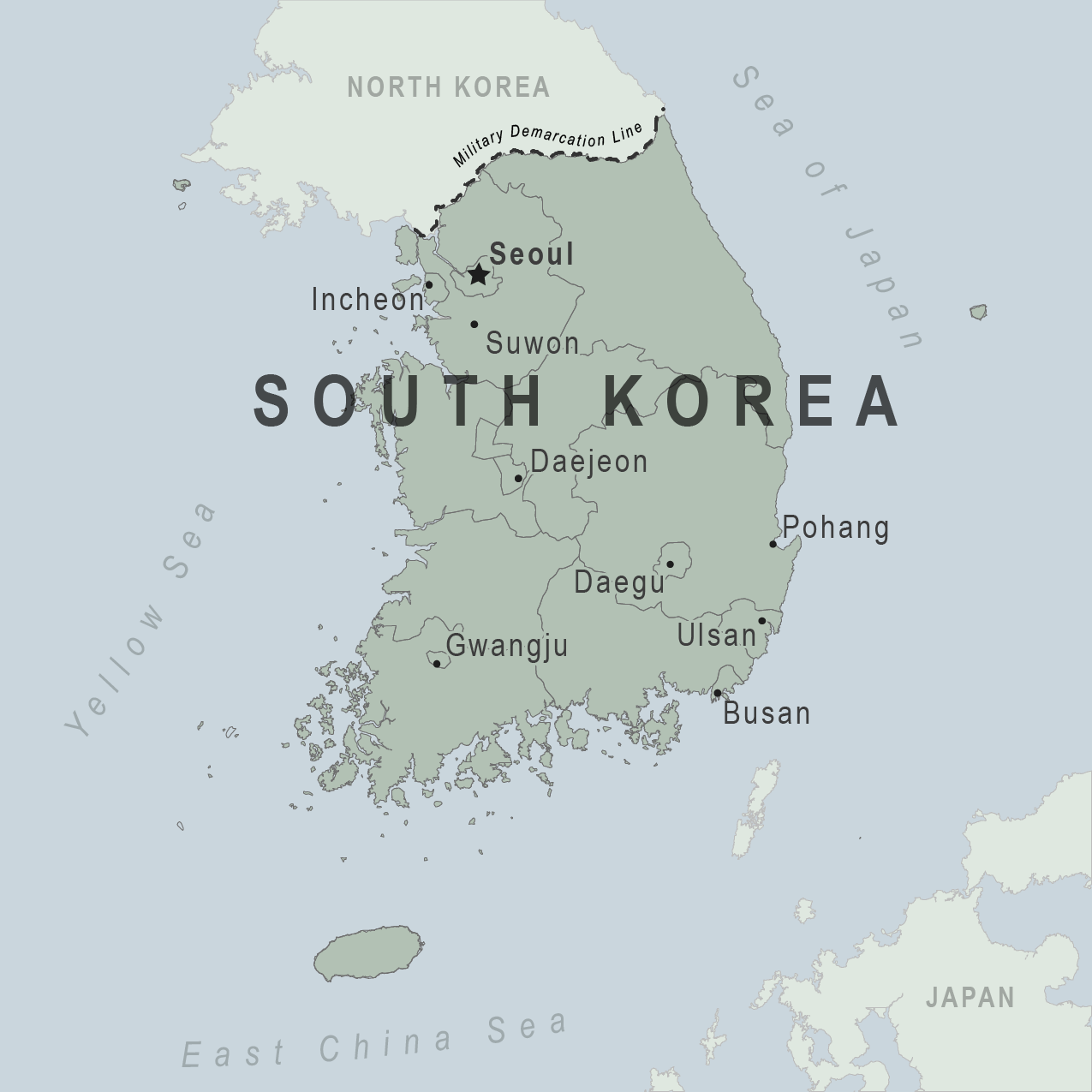 Soal Pdf Ilgi Part 1 Korea Skyatwork   Map Republic Of Korea 