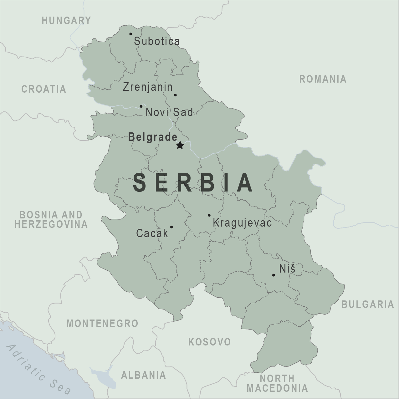 Álbumes 97+ Foto Donde Queda Serbia En El Mapa Lleno