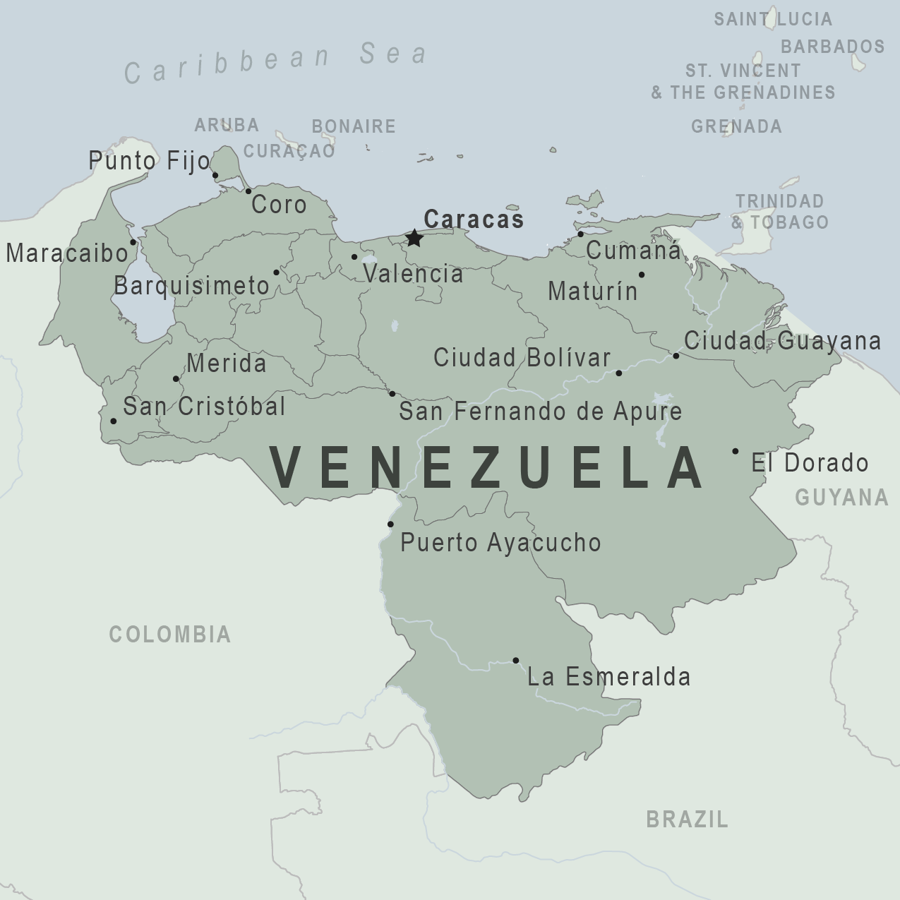 Map - Venezuela