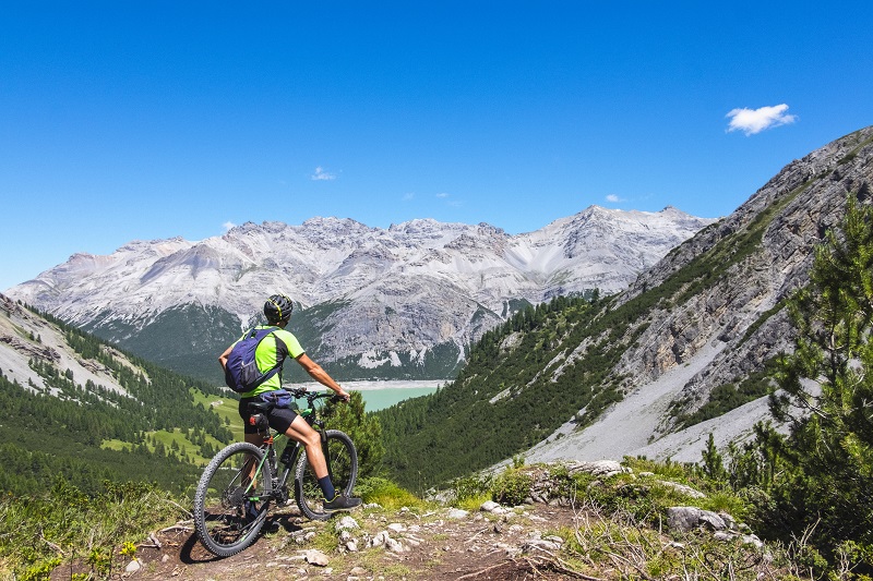 mountain biker