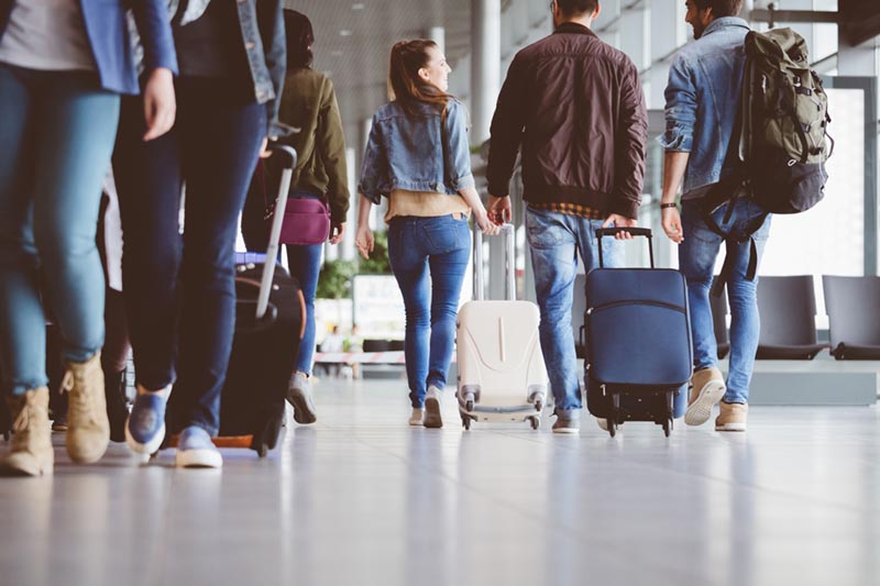 people in airport