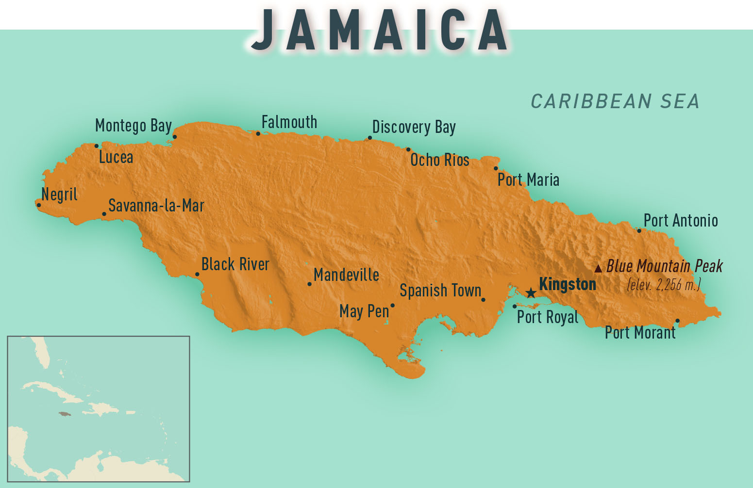 Map 10-19: Jamaica